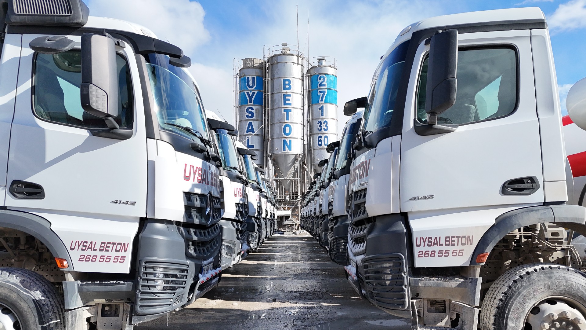 Uysal Beton transmikser filosu